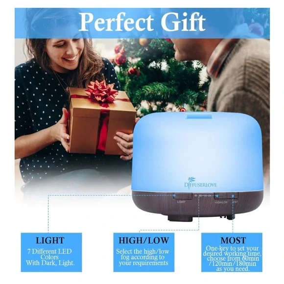 White Essential Oil Diffuser - Picture 4 of 4